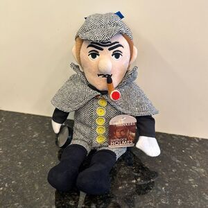 Sherlock Holmes "Little Thinker" 12 inch Plush Doll The Unemployed Philosophers